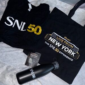 SNL 50 BUNDLE Black and Gold Merchandise Set